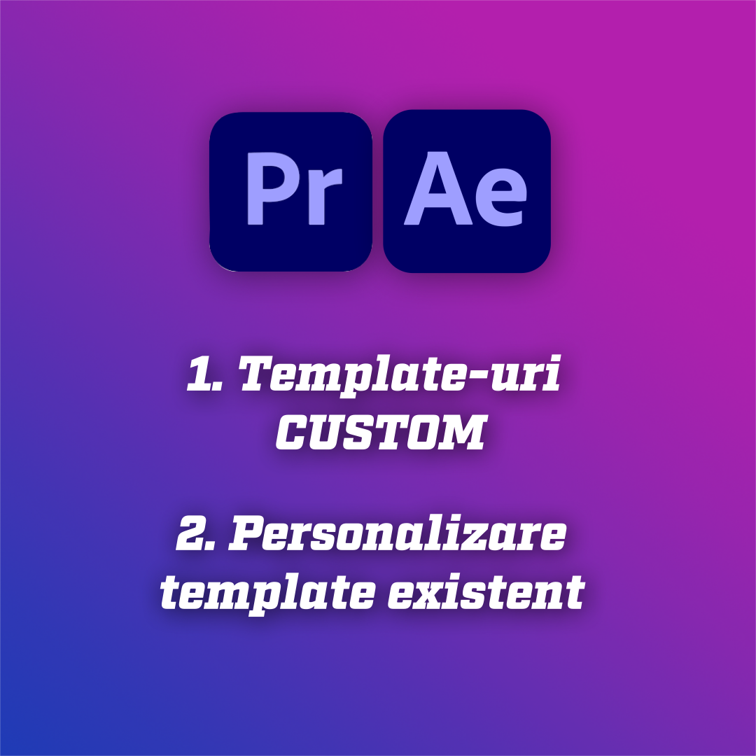 Template VIDEO CUSTOM - After Effects & Adobe Premiere